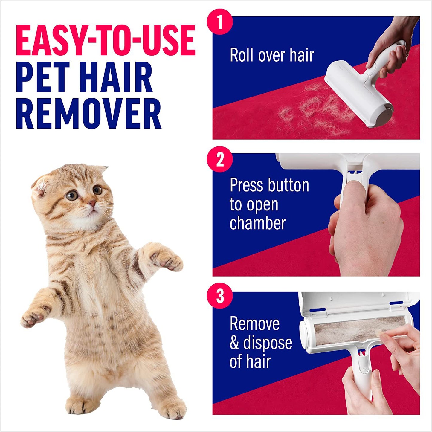Yassi Pet hair remover roller
