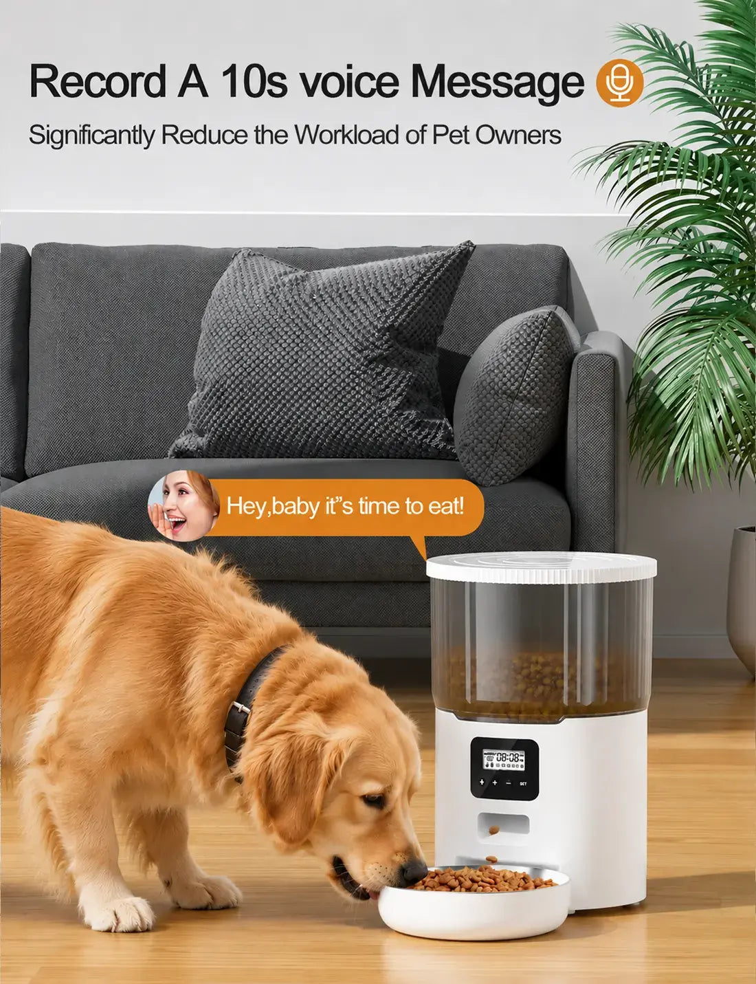 Yassi Smart-Feeder App-Controlled Automatic Pet Food Dispenser