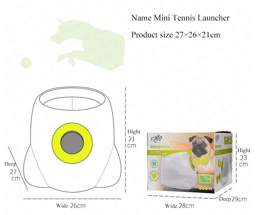Yassi Automatic Ball Launcher
