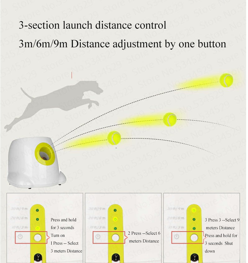 Yassi Automatic Ball Launcher