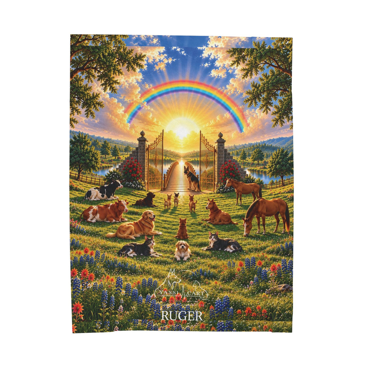 YASSI CART Beyond the Gates Memorial Blanket