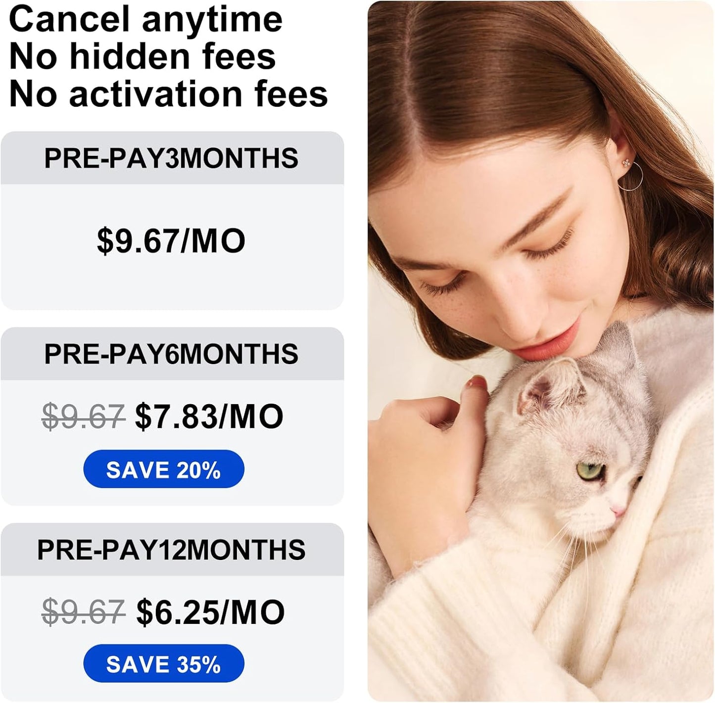 Yassi GPS tracking device for dog or cat