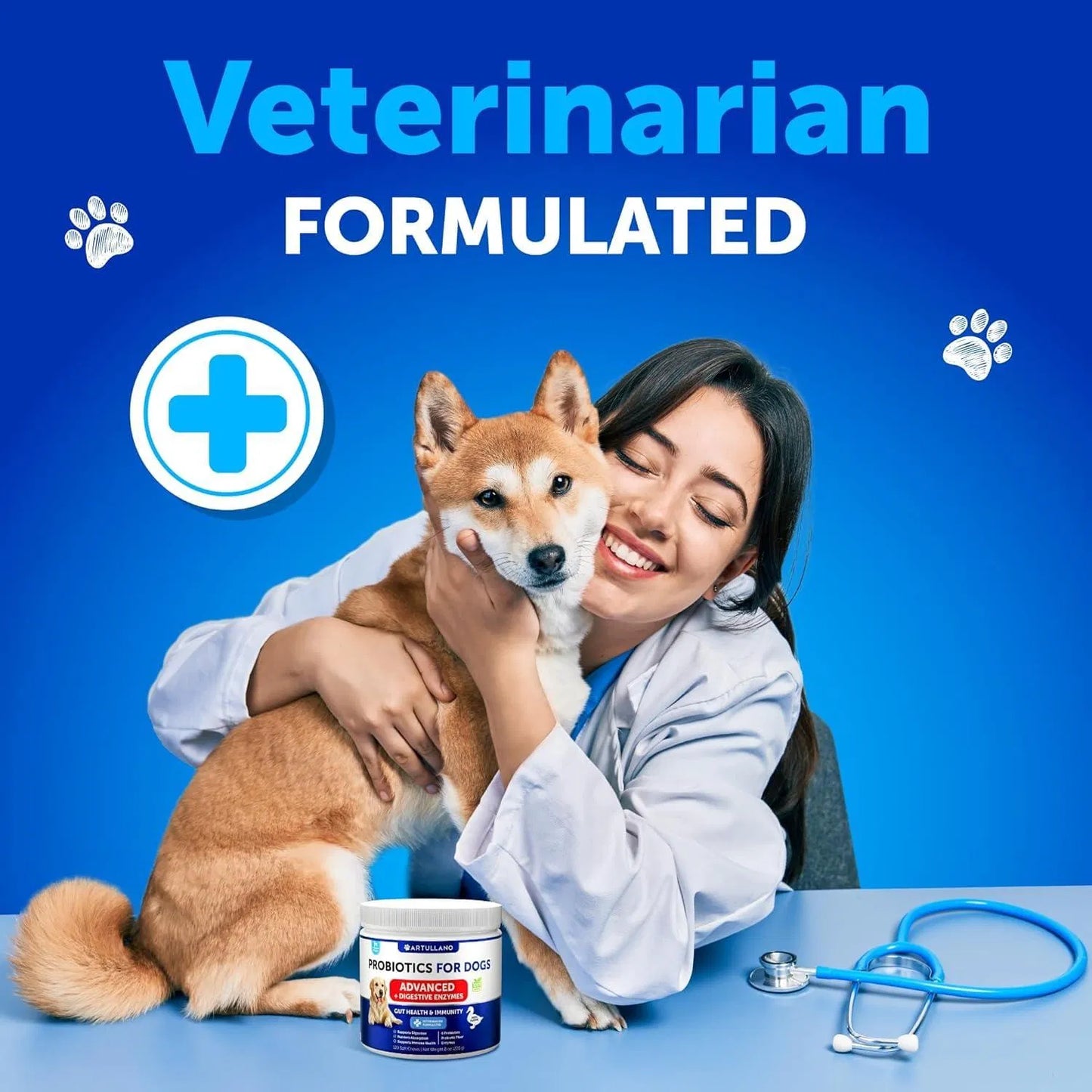 Yassi Digestive Probiotic Chews for Dogs