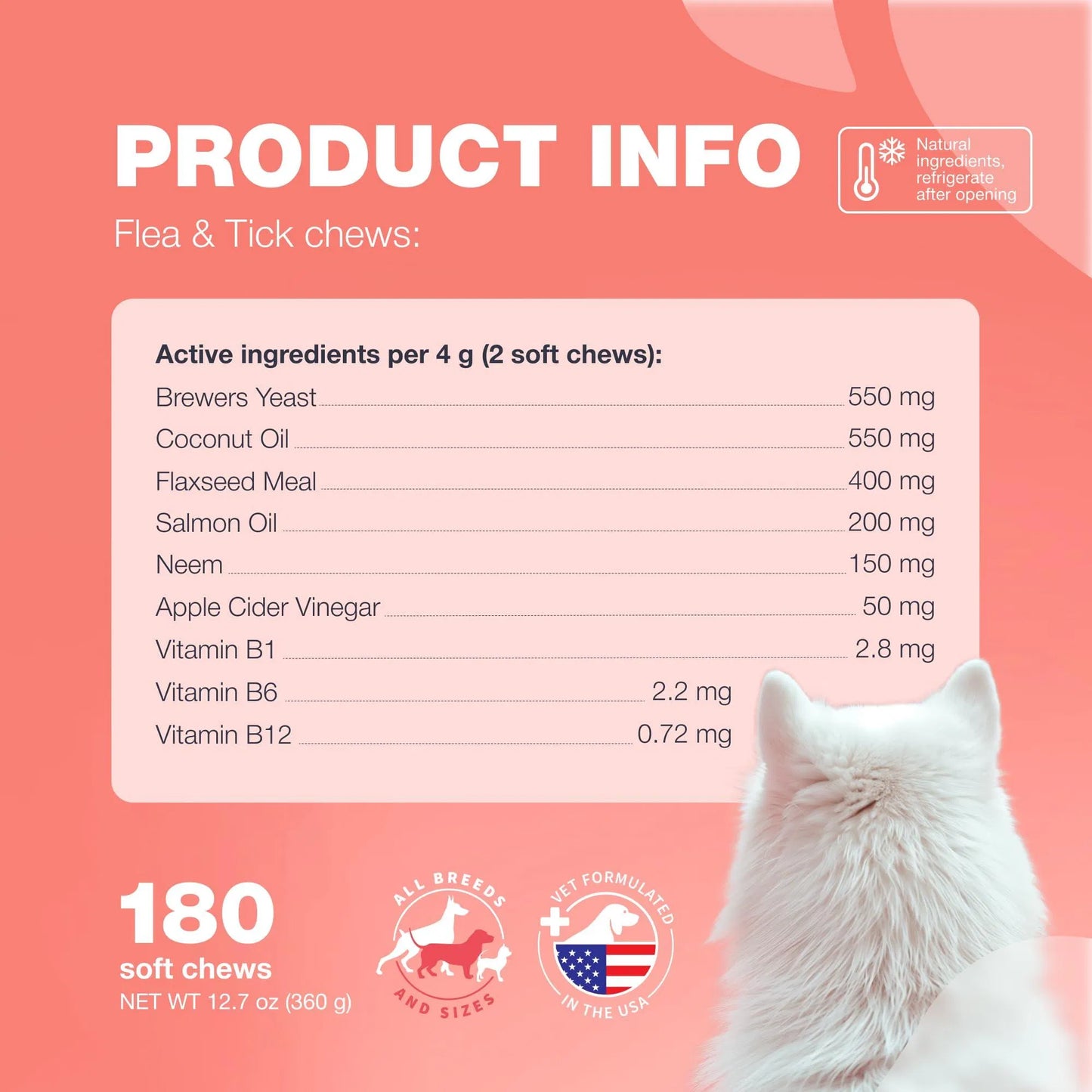 Yassi Flea & Tick Chews for Dogs