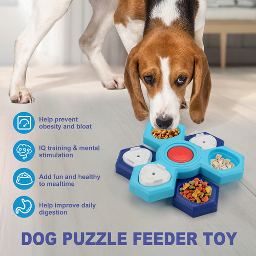 YASSI Brain-Booster 4-Layer Interactive Slow Feeder Dog Puzzle