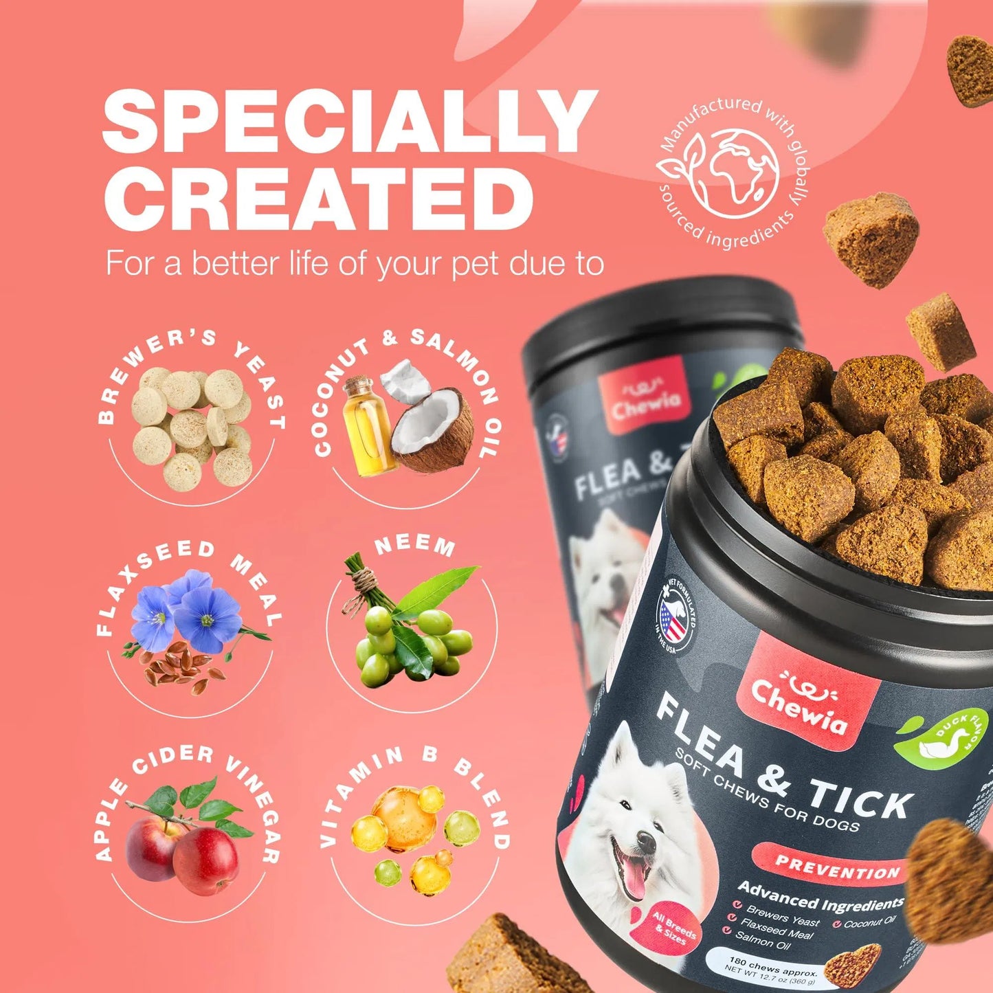 Yassi Flea & Tick Chews for Dogs