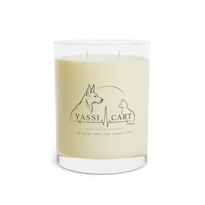 YASSI CART Heaven Scent Memorial Glass Candle — 11 oz