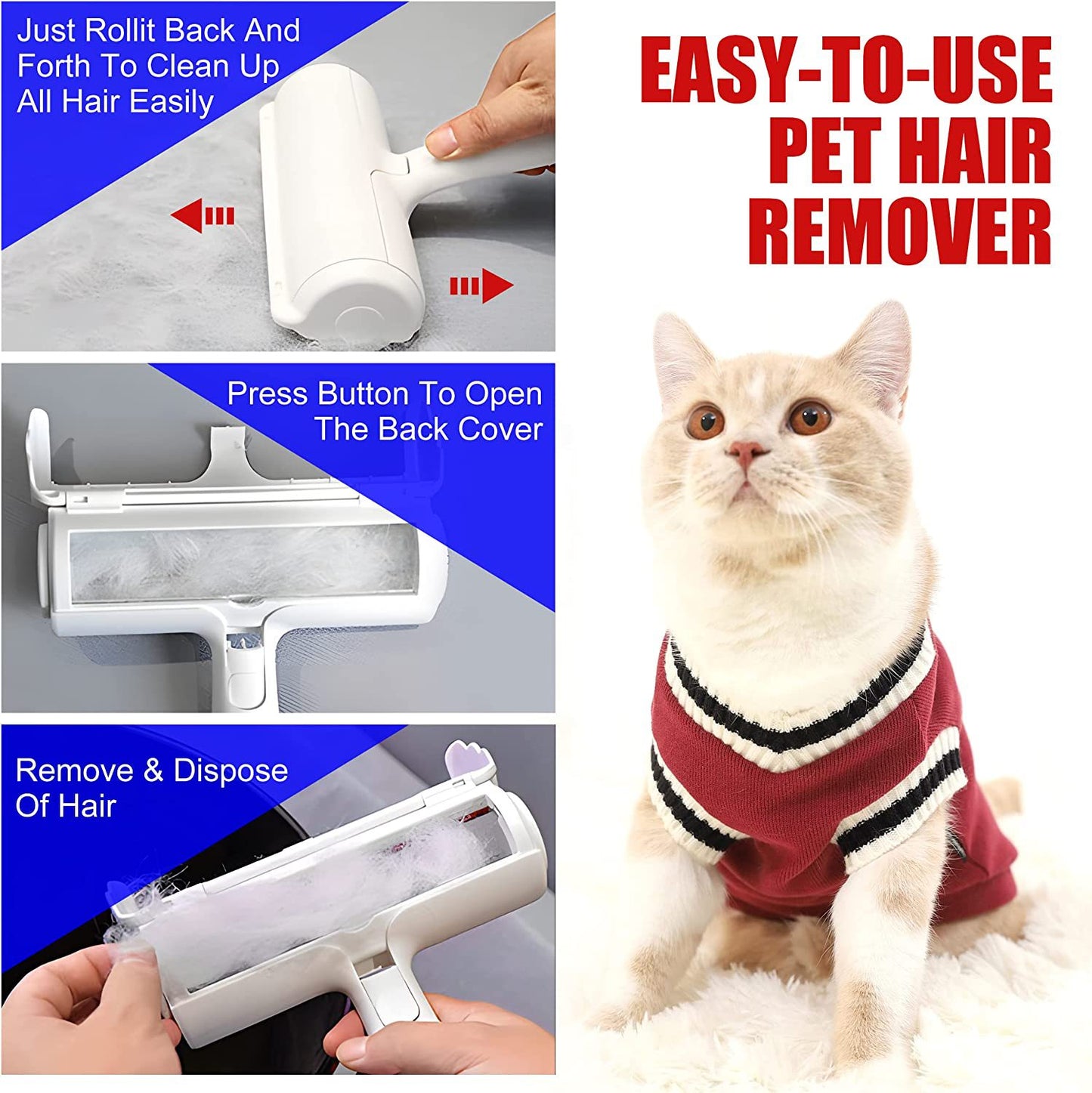 Yassi Pet hair remover roller