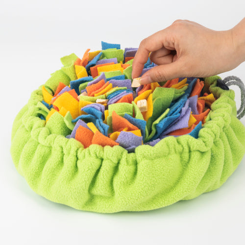 YASSI Mental Enrichment Snuffle Mat - Interactive Treat Dispenser & Foraging Toy